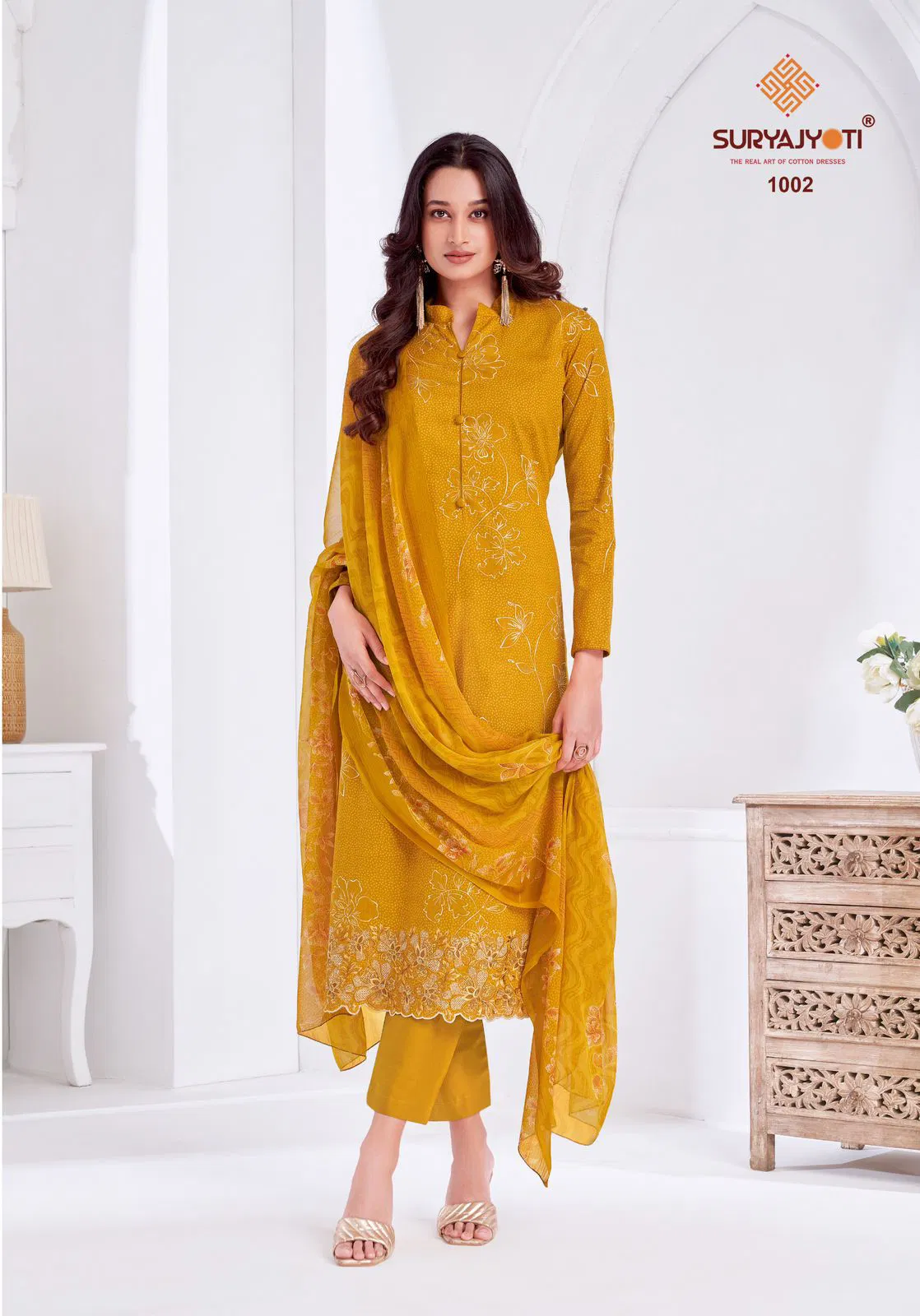 Kashya Vol 01 By Suryajyoti Cotton Dress Material Wholesale Market In Surat With Price